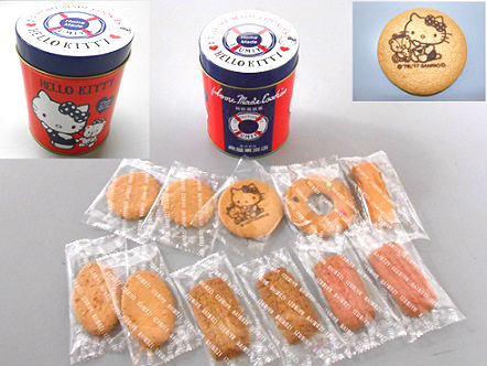 ハローキティ丸缶クッキー